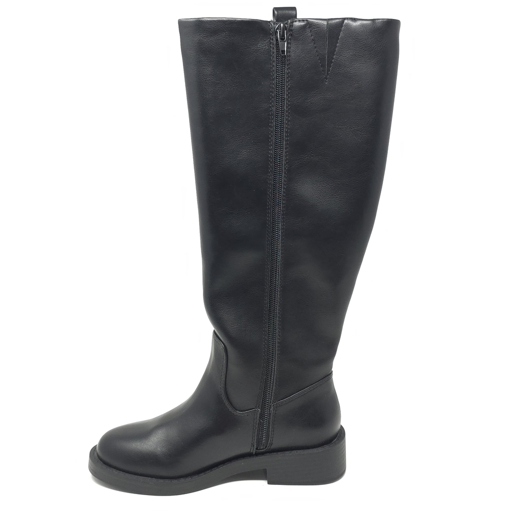 DV Dolce Vita Pennie Wide Calf Knee High Boots Black Faux Leather 5.5W - Picture 5 of 12